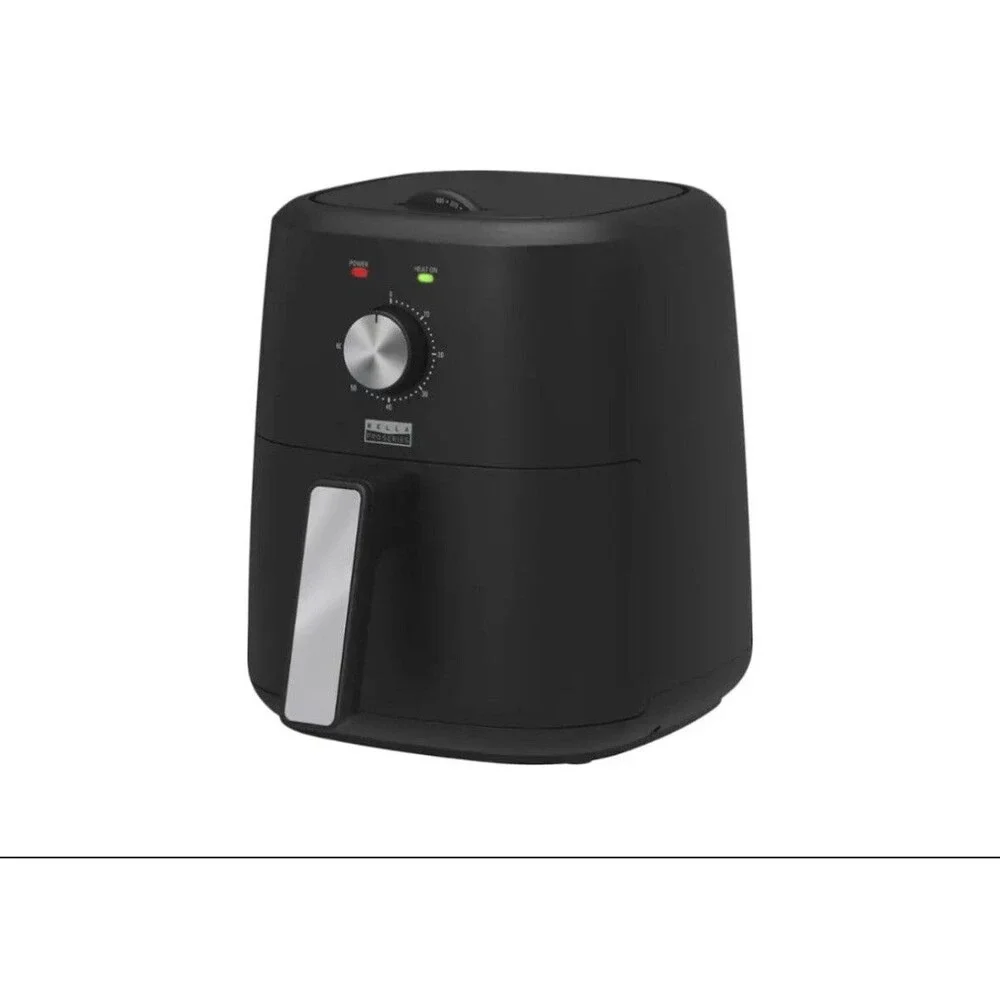 Bella Pro Series Analog Air Fryer 3 qt (quart) Single Basket Black